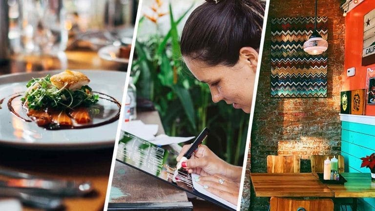 Image of a lady changing your restaurant menu