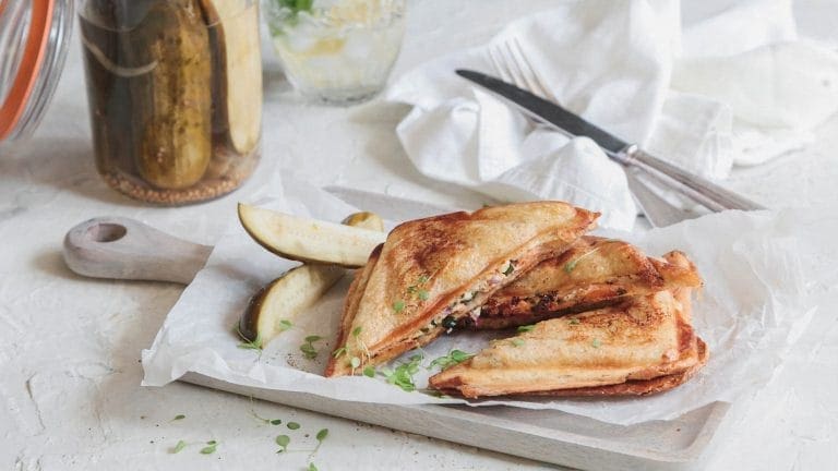 Image of the smoked trout jaffel