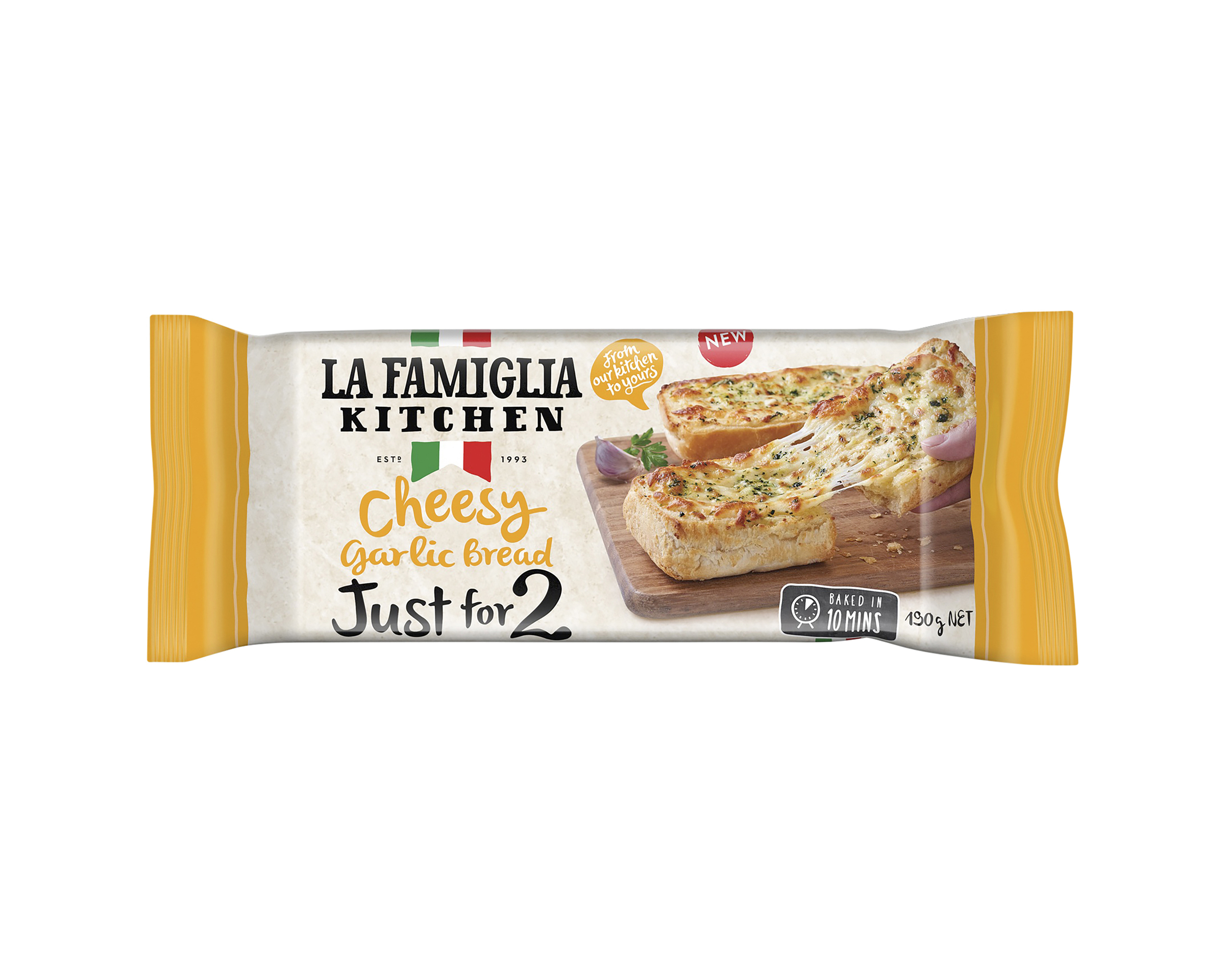 La Famiglia Bread Cheesy Garlic 190 g